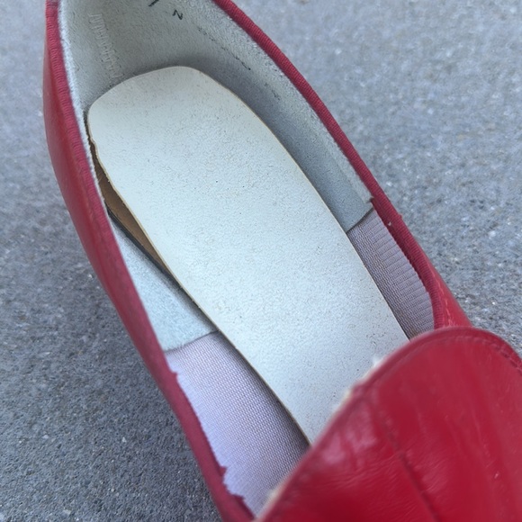 Vintage Red heel loafer - Picture 7 of 8